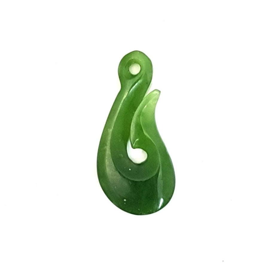 New Zealand Greenstone Pendant - Hook 37mm